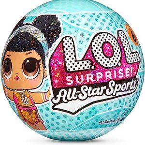 LOT OF 10 : LOL SURPRISE! - ALL-STAR SPORTS BASEBALL SERIES 6 - RED & BLUE